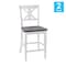 Flash Furniture Antique White Wash Solid Wood Counter Stools, 2PK ES-STBN1-24-WH-2-GG - alternate 10